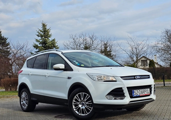 Ford Kuga cena 48800 przebieg: 164000, rok produkcji 2013 z Brzeziny małe 742